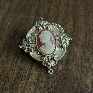 Vintage cameo brooch